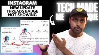 Threads badge not showing instagram profile | new instagram update