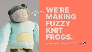 Making Knit Frogs in Cinema 4D (3D tutorial)