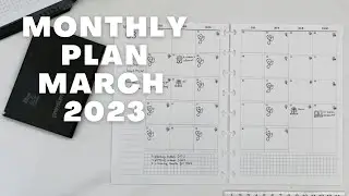 Functional planning March 2023 l How I plan for the month l plan with me