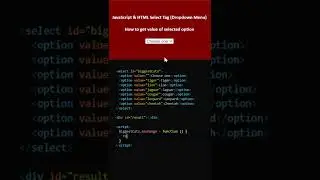 Get selected value in dropdown list using JavaScript