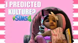 I KNEW WHAT CARDI B BABY KULTURE WOULD LOOK LIKE?!🎮 THE SIMS 4 CAS