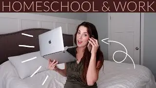 HOW TO HOMESCHOOL AS A WORKING MOM 🤓 (Home School Tips)