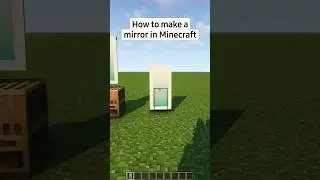 How to make a mirror in Minecraft #minecraft #minecraftbuilding #minecrafttutorial