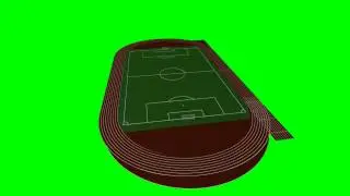 Spinning FootBall Pitch FREE Video Background 1080p