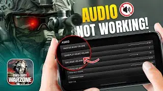 How to Fix Warzone Mobile No Sound Problem on iPhone | Audio Unavailable on Warzone iPhone