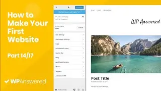 Customize with the Live Customizer | How to Make Your First Website with WordPress (Part 14/17)
