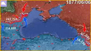 The Russo-Turkish War 1877 in 8 minutes using Google Earth