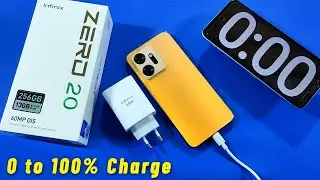 Infinix Zero 20 Charging Test from 0-100% | 4500mAh + 45W 🔥