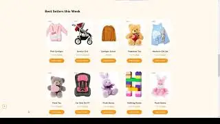 JoyToy - Kids Store Elementor Template Kit shop newborn