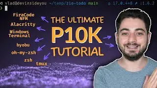 The Ultimate #p10k Tutorial #zsh #alacritty #byobu #FiraCode