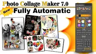 Photo Collage Maker 7.0 l Fully Automatic With 1-Click l All Type Collage Frames