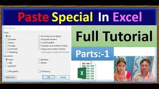 Excel Tutorial: How to Use Paste Special Option for Advanced Data Manipulation