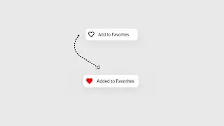 Add To Favorites Button Hover Effect - Using HTML & CSS | Codexbaba