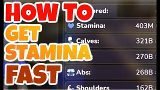 HOW TO GET STAMINA FAST IN GYM LEAGUE (ROBLOX)