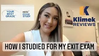 How I Studied for the Hesi Exit Exam and Passed on The First Try | Nursing School