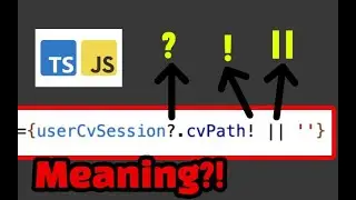 A really common statement in JS and TS?