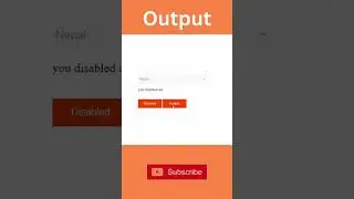 How to dynamically disable and enabled form button using Javascript, HTML, and CSS