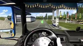 Везу Шведский БТР на ремонт из ПОЛТАВЫ в ЛУЦК - ETS 2 С РУЛЕМ И РУКАМ   STEERING WHEEL GAMEPLAY