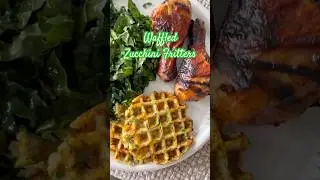 Waffled Zucchini Fritters