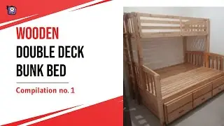 Wooden Double Deck| Bunk Bed | Furniture | Compilation no. 1 | Romar Video