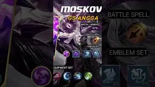 Emblem moskov #youtubeshorts #videoshort #moskovbestbuild #livestreaming #mobilelegends #mlbb