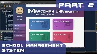 JavaFX Project (PART 2/4) - School Management System with (SOURCE CODE) in Java Netbeans