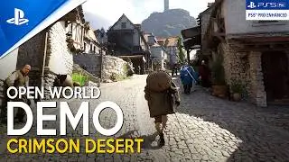 CRIMSON DESERT Full 4K Gameplay Demo | Most Ambitious SINGLE PLAYER OPEN WORLD RPG coming to PS5 Pro