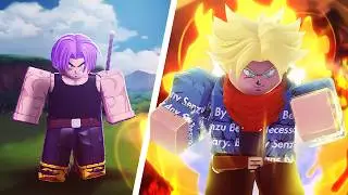 Going From NOOB To SSJ RAGE Trunks In The BEST Roblox DBZ GAME..! (Dragon Soul)