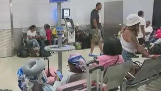 Dozens of passengers stranded at South Florida airports