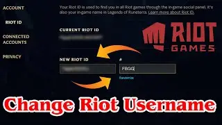 [GUIDE] How to Change Riot Username Very Easily & Very Quickly