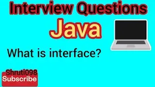 what is interface in java   || Shruti098