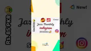 Jazz Monthly Instagram Offer | Rs. 85 PKR | What Information