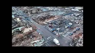 Video of damage from last night’s tornado in Mayfield