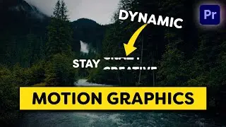 Simple DYNAMIC Motion Graphics (Premiere Pro Tutorial)