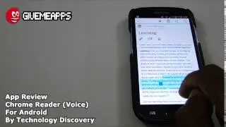 Chrome Reader for Android! Have Any Text Read Aloud In Chrome!