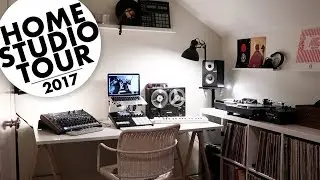 Beatmakers home studio setup.