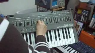 Roland SH-101  sound design demonstration