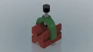 Assembly and Animation of V-Clamp in Fusion 360