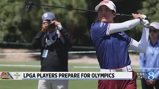 Top female golfers tee up for the Olympics