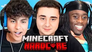 Lacy Plays Hardcore Minecraft With Kai Cenat & Stable Ronaldo!