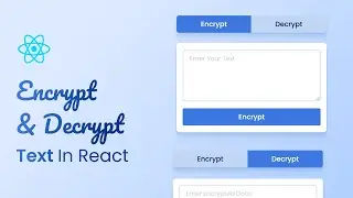 How to Encrypt and Decrypt Text in React JS