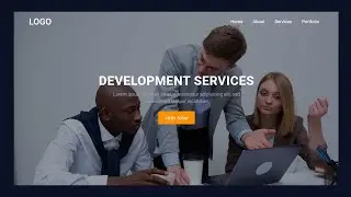 Responsive Web Design Landing Page Using HTML CSS & JavaScript | HTML CSS For Beginners | Learn Web