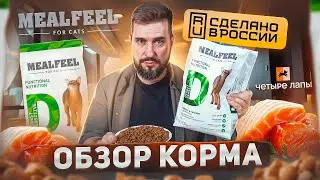 MEALFEEL обновленный сухой корм для кошек | Сделано в России | Кошачий корм Милфил