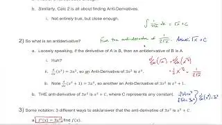 4.10: Anti-derivatives - intro and power rule