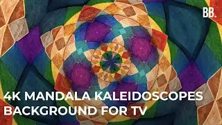 4K Mandala Abstract Screensaver | 4K 100 Kaleidoscopes Screensaver for 4K TV, PC, LG, SAMSUNG