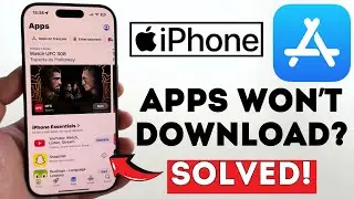 iPhone Apps Not Downloading [SOLVED] (2025)