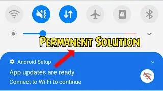 How to Remove App Updates are Ready Notification on all Android !