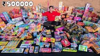 New 2023 Diwali Stash Worth ₹500000 Testing | 5 लाख रूपये के पटाखे🔥🔥