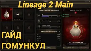 🔴Lineage 2 Main🔴Гайд Гомункул