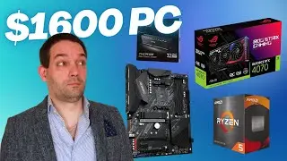 How to Pick PC Parts 🛑 $1600 Gaming PC Build 🛑 AMD Ryzen & Nvidia RTX 4070